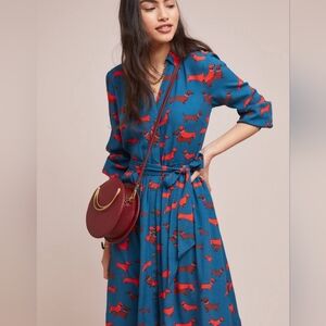 Anthropologie Conversations 33 of 52 dachshund dress